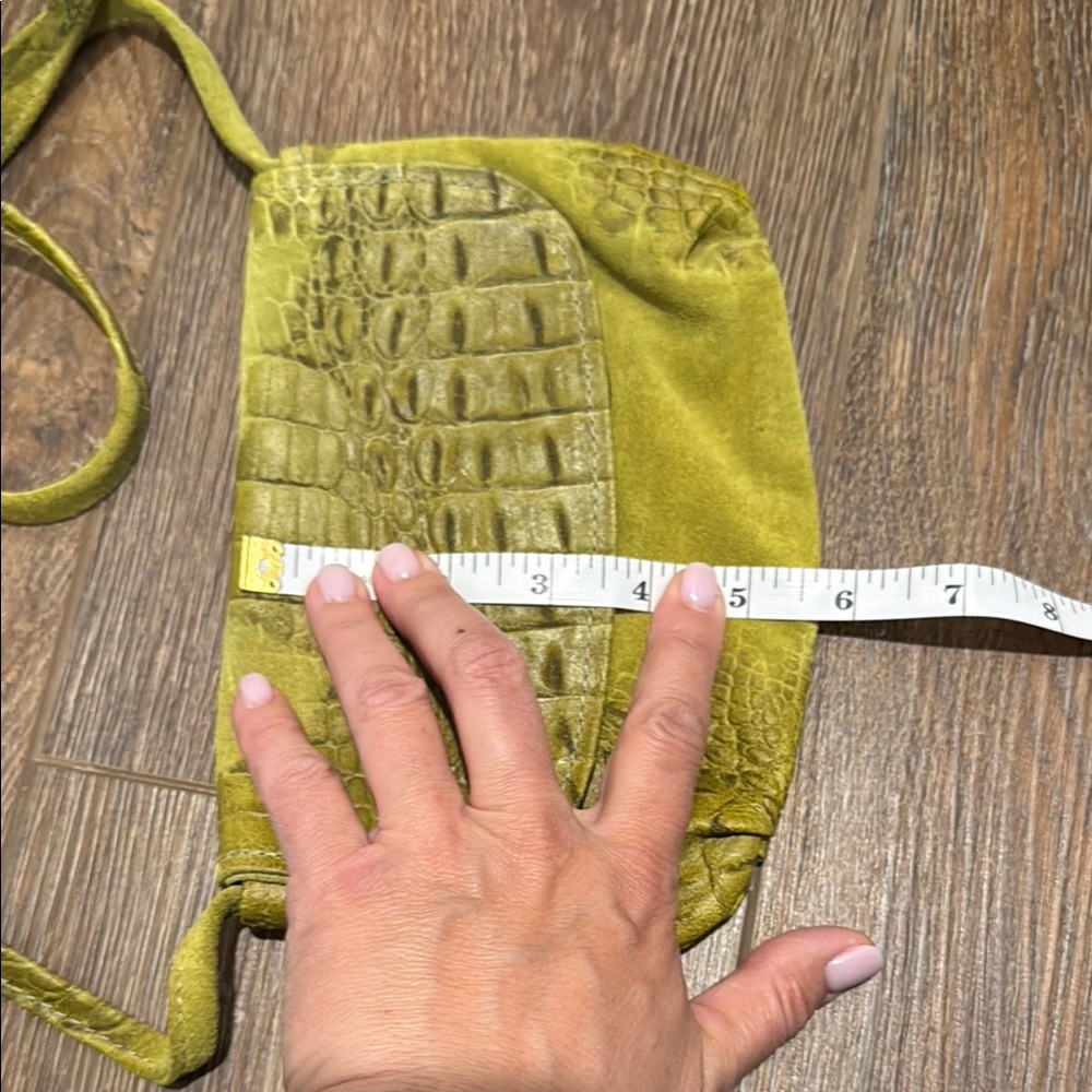 Julie Feldman  Green Crocodile-Embossed Women's Bag - Picture 5 of 6